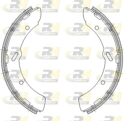 Roadhouse 4313.01 - Гальмівні колодки autocars.com.ua