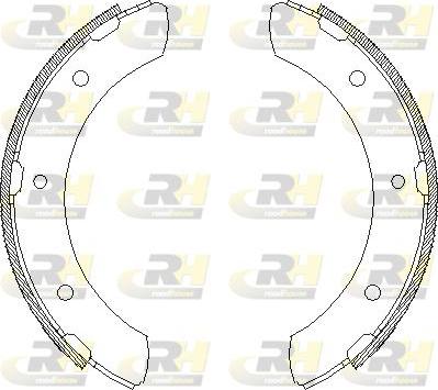 Roadhouse 4317.00 - Гальмівні колодки autocars.com.ua