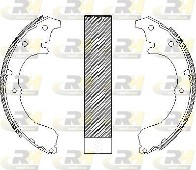 Roadhouse 4321.00 - Тормозные башмаки, барабанные avtokuzovplus.com.ua