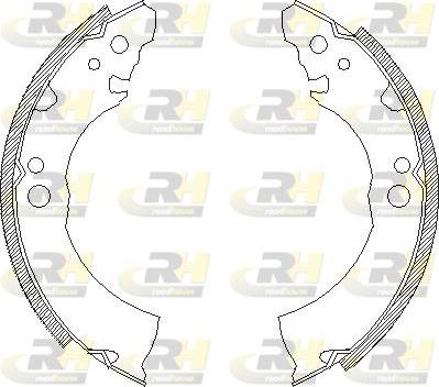 Roadhouse 4331.00 - Гальмівні колодки autocars.com.ua