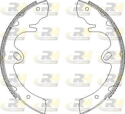 Roadhouse 4332.00 - Гальмівні колодки autocars.com.ua