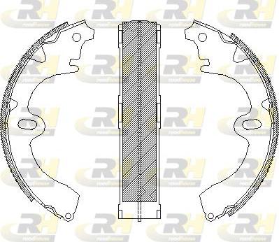 Roadhouse 4345.00 - Гальмівні колодки autocars.com.ua