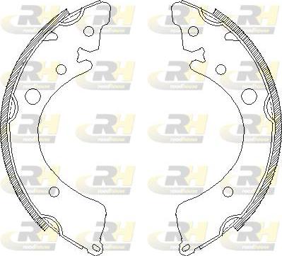 Roadhouse 4350.00 - Гальмівні колодки autocars.com.ua