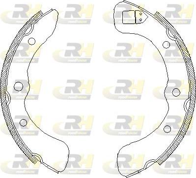 Roadhouse 4352.00 - Гальмівні колодки autocars.com.ua