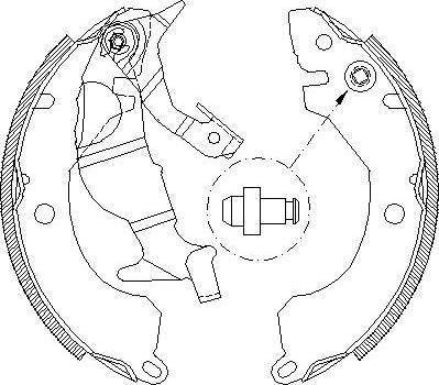 Alpha Brakes HST-MS-026 - Комплект гальм, барабанний механізм autocars.com.ua