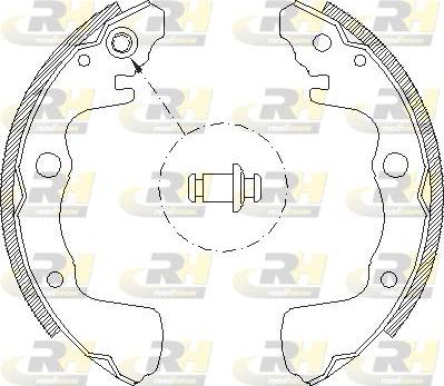 Roadhouse 4373.00 - Гальмівні колодки autocars.com.ua