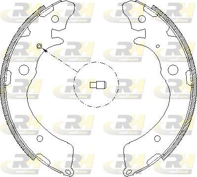 Roadhouse 4383.00 - Гальмівні колодки autocars.com.ua