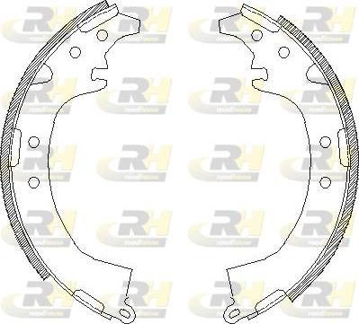 Roadhouse 4387.00 - Гальмівні колодки autocars.com.ua