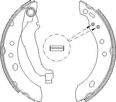 Alpha Brakes HST-NS-043 - Комплект гальм, барабанний механізм autocars.com.ua