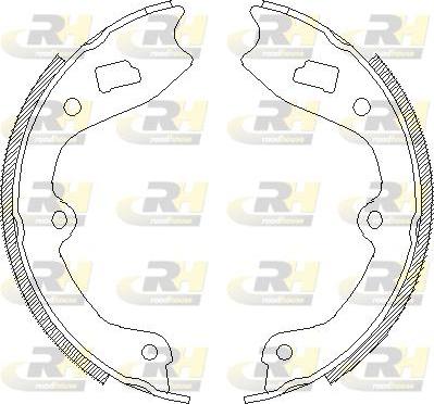 Roadhouse 4410.00 - Гальмівні колодки autocars.com.ua