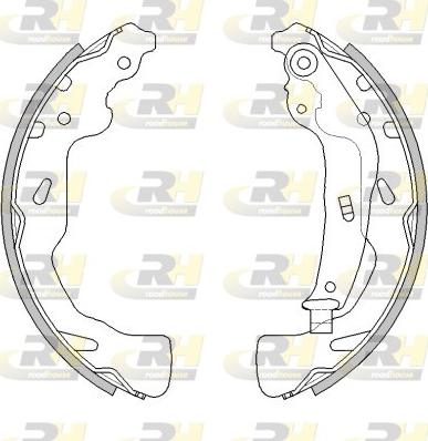 Roadhouse 4461.00 - Гальмівні колодки autocars.com.ua