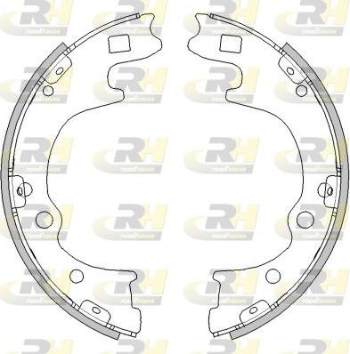 Roadhouse 4496.00 - Гальмівні колодки autocars.com.ua