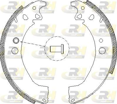 Roadhouse 4502.00 - Гальмівні колодки autocars.com.ua