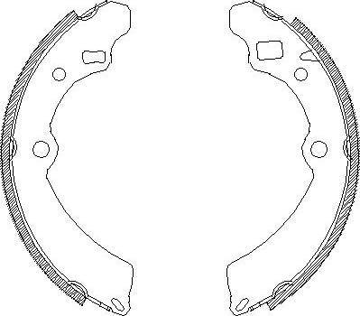 Alpha Brakes HST-SU-010 - Комплект гальм, барабанний механізм autocars.com.ua