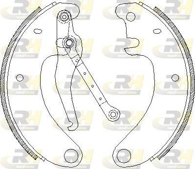 Roadhouse 4509.00 - Гальмівні колодки autocars.com.ua