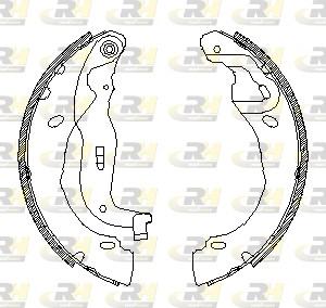 Roadhouse 4537.00 - Тормозные башмаки, барабанные autodnr.net