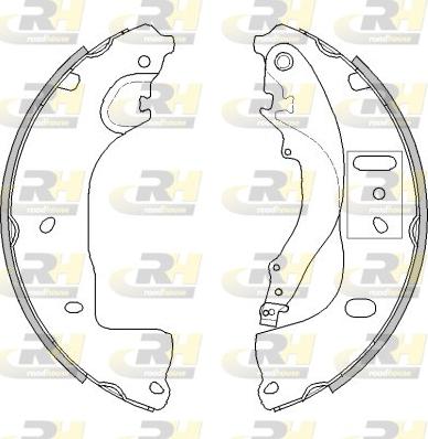 Roadhouse 4539.00 - Гальмівні колодки autocars.com.ua