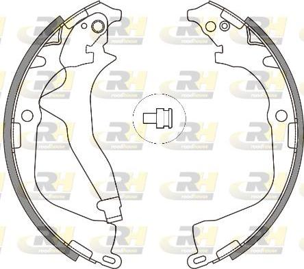 Roadhouse 4648.00 - Гальмівні колодки autocars.com.ua