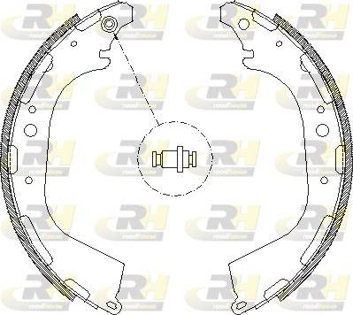 Roadhouse 4650.00 - Гальмівні колодки autocars.com.ua