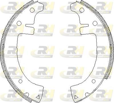 Roadhouse 4653.00 - Гальмівні колодки autocars.com.ua