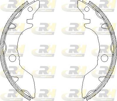 Roadhouse 4660.00 - Гальмівні колодки autocars.com.ua