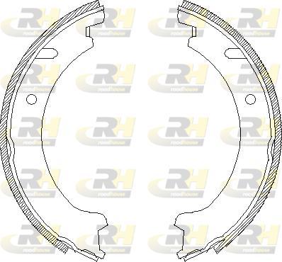 Roadhouse 4721.00 - Гальмівні колодки барабанні autocars.com.ua