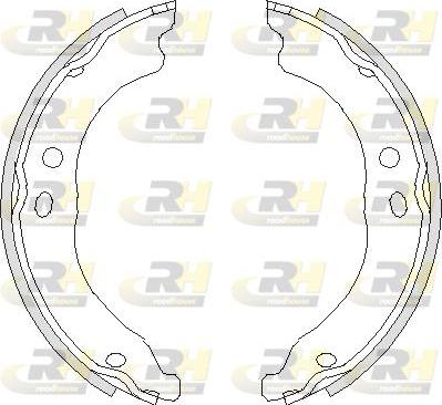 Roadhouse 4750.00 - Гальмівні колодки барабанні autocars.com.ua