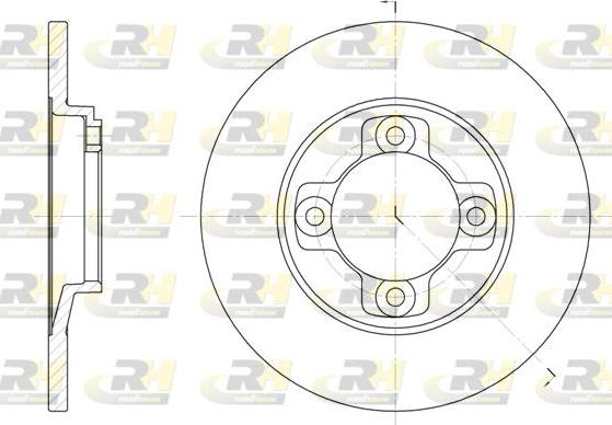 Roadhouse 6031.00 - Гальмівний диск autocars.com.ua