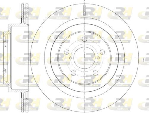 Roadhouse 61001.10 - Гальмівний диск autocars.com.ua