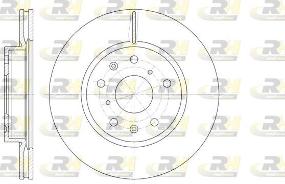 Roadhouse 61018.10 - Гальмівний диск autocars.com.ua