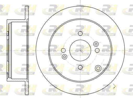 Roadhouse 61024.00 - Гальмівний диск autocars.com.ua