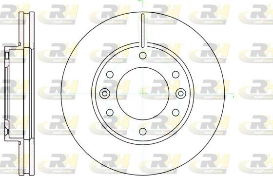 Roadhouse 61026.10 - Гальмівний диск autocars.com.ua