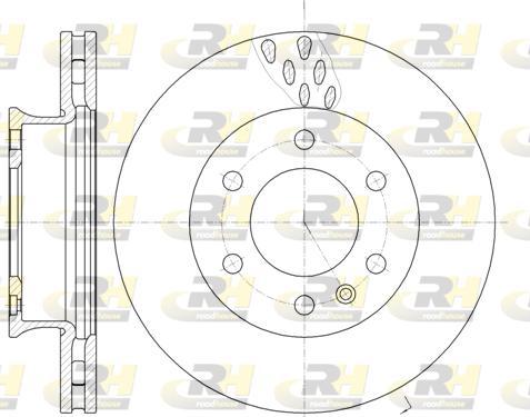 Roadhouse 61034.10 - Тормозной диск avtokuzovplus.com.ua