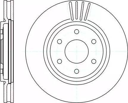 Alpha Brakes HTP-NS-090 - Гальмівний диск autocars.com.ua