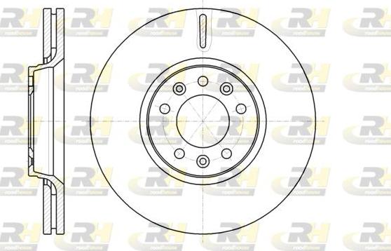 Roadhouse 61054.10 - Гальмівний диск autocars.com.ua