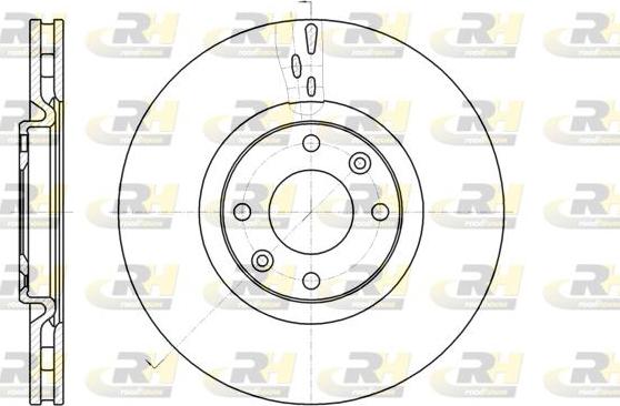 Roadhouse 61059.10 - Тормозной диск avtokuzovplus.com.ua