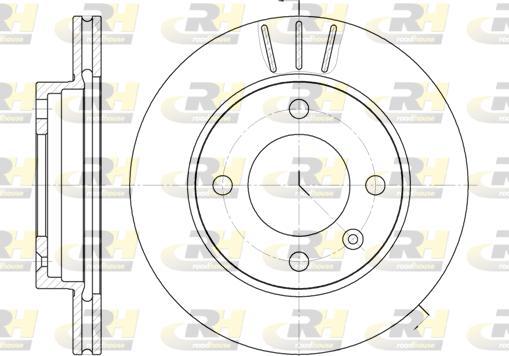 Roadhouse 6106.10 - Гальмівний диск autocars.com.ua