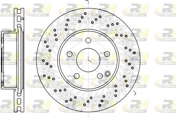 Roadhouse 61068.10 - Гальмівний диск autocars.com.ua