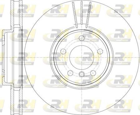 Roadhouse 61079.10 - Гальмівний диск autocars.com.ua