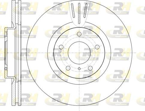 Roadhouse 61086.10 - Гальмівний диск autocars.com.ua