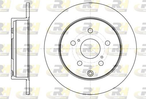 Roadhouse 61088.00 - Гальмівний диск autocars.com.ua