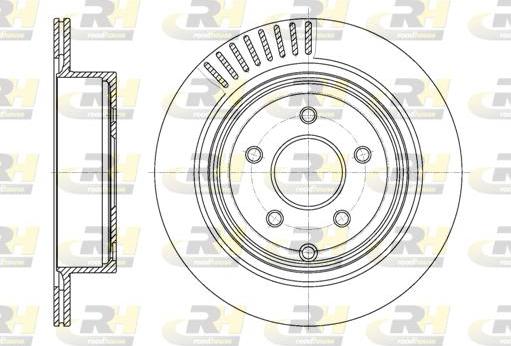 Roadhouse 61091.10 - Гальмівний диск autocars.com.ua