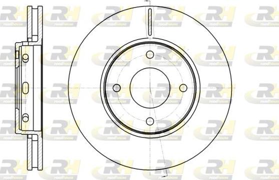 Roadhouse 61097.10 - Гальмівний диск autocars.com.ua