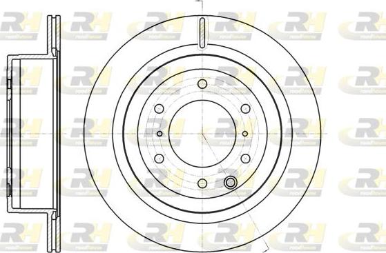 Roadhouse 61099.10 - Гальмівний диск autocars.com.ua