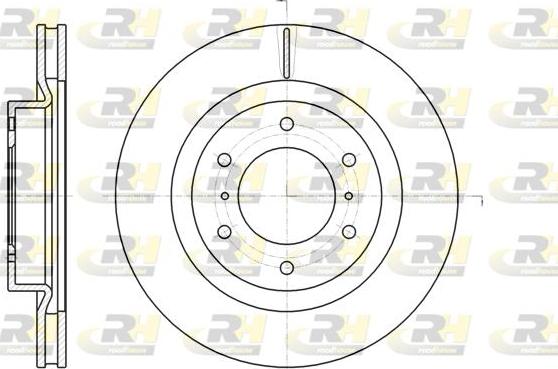 Roadhouse 61100.10 - Гальмівний диск autocars.com.ua