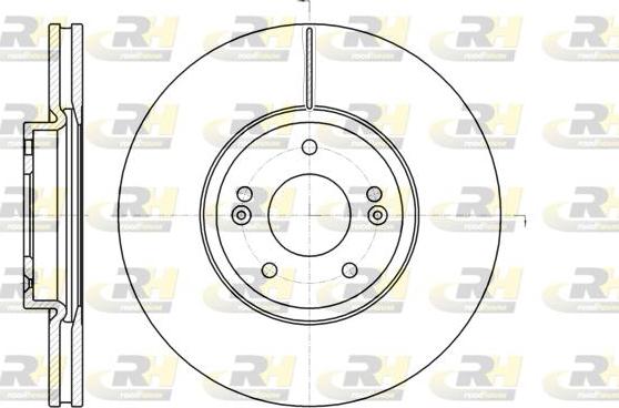 Roadhouse 61102.10 - Гальмівний диск autocars.com.ua