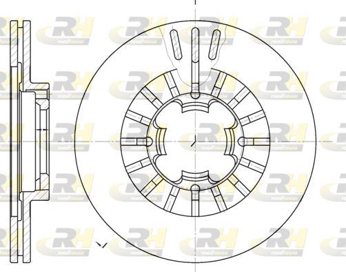 Roadhouse 61109.10 - Тормозной диск avtokuzovplus.com.ua