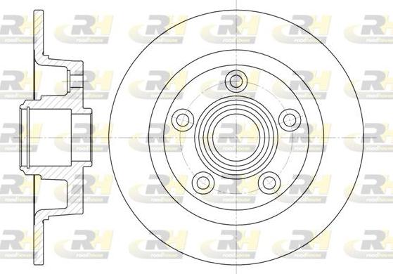 Roadhouse 61114.00 - Гальмівний диск autocars.com.ua