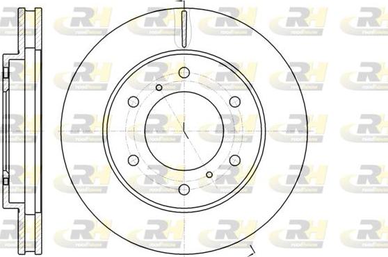 Roadhouse 61118.10 - Гальмівний диск autocars.com.ua