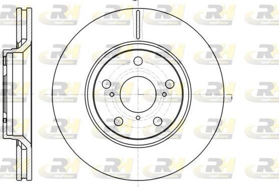 Roadhouse 61121.10 - Гальмівний диск autocars.com.ua